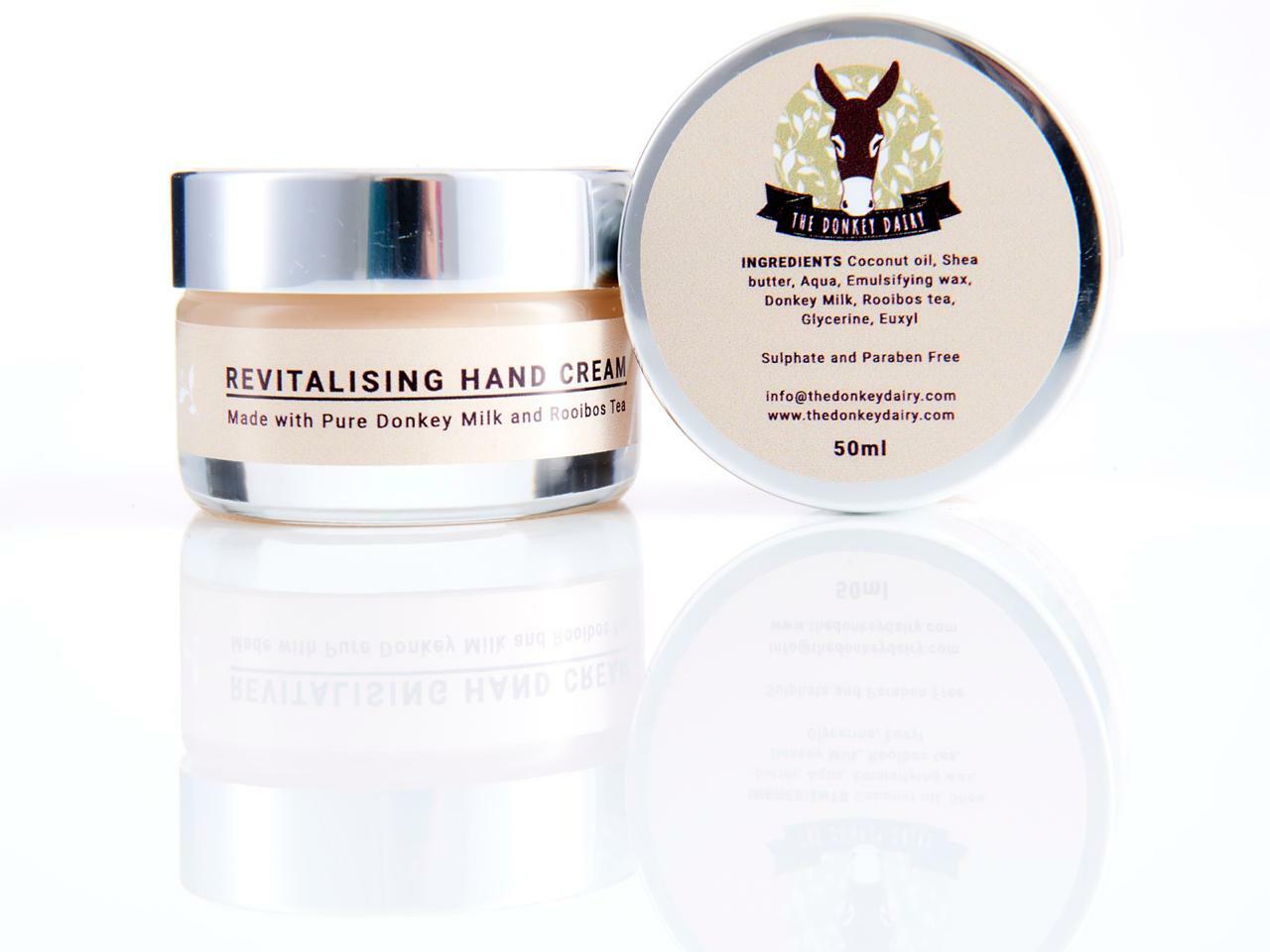 Revitalising-Hand-Cream-50ml-Jar.jpg The Donkey Dairy Revitalising Hand Cream - 50ml - Image 1